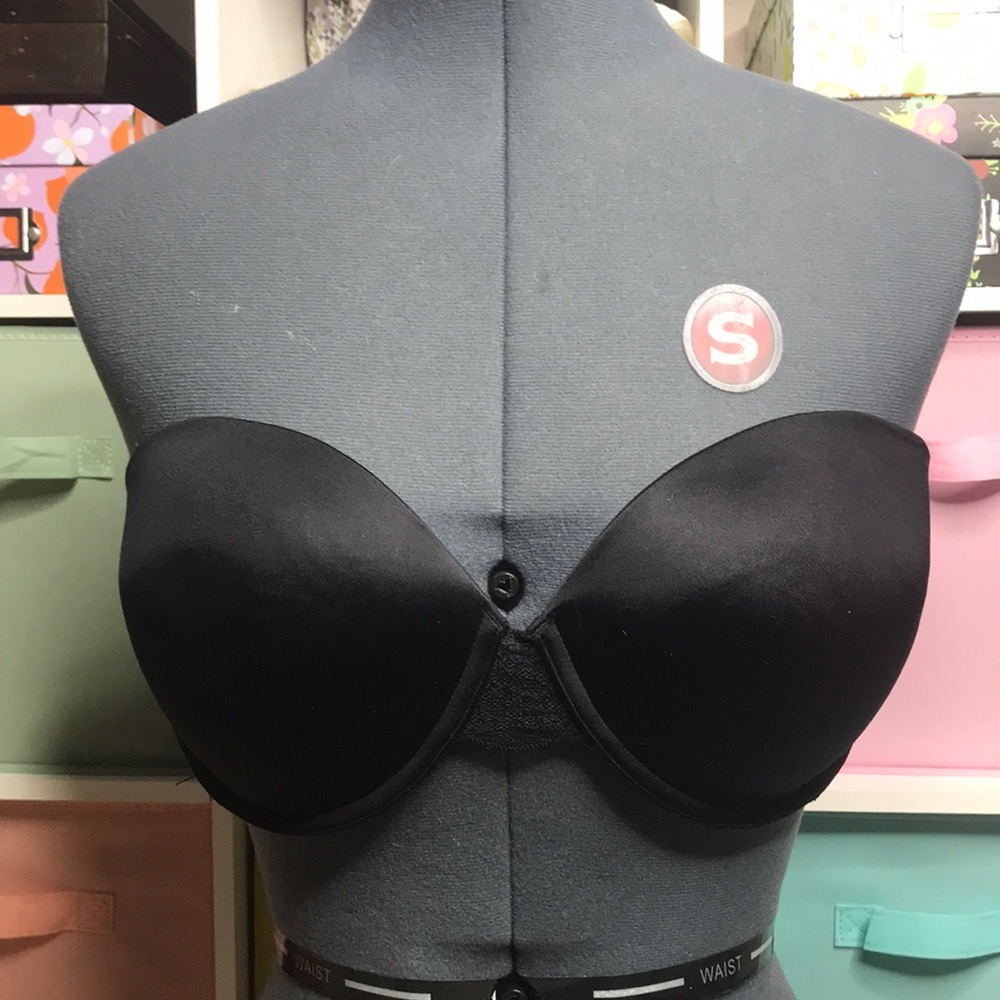 Black Victoria’s Secret Pink Strapless Bra
